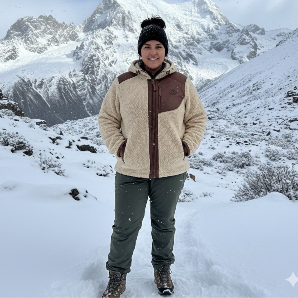 Gnomo Chile Sherpa zipup hoodie Chiporro Sherpa Kawalden